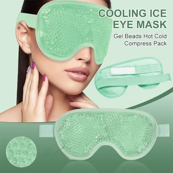 Soğutma Buz Yüz Göz Maskesi Jel Sıcak Soğuk Kompres Paketi Yeniden Kullanılabilir Buz Jel Maske Basınç Tahliye Kabarık Gözler Migren Cilt Bakımı