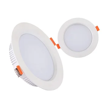 Spot ışık kısılabilir 5W-36W LED tavan lambası gömme SMD Downlight 24W 30W AC85-260V oturma odası ve Alışveriş Merkezi Aydınlatma