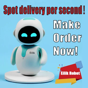 Stokta hemen deliveryfor Eilik Emo Robot Oyuncak Sevimli Akıllı Arkadaşı Pet Robot Yılbaşı Hediyeleri