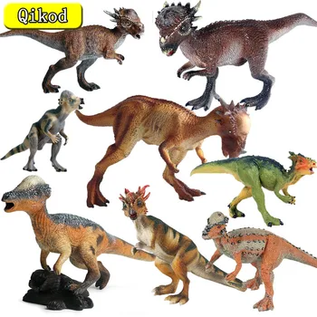 Stygimoloch Pachycephalosaurus Şekil Dinozor Simülasyon Oyuncak Dekor Modeli Hayvan Toplayıcı Toplayıcı Dekorasyon Yetişkin Çocuk Hediye