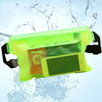 Su geçirmez Sızdırmazlık Dalış Yüzme Bel Paketleri Şeffaf Spor Seyahat Depolama Telefonu Crossbody Çanta Çanta