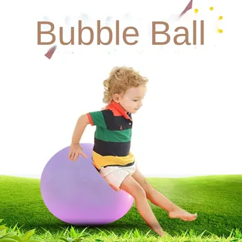 Sıcak satış Açık Şişme Elastik Balon Su Enjeksiyon Şeffaf Kabarcık Raketi Zıplayan Top Eğlence Oyuncak Parti Dekorasyon