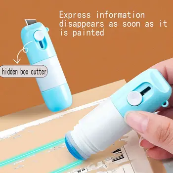 Termal Kağıt Düzeltme Sıvısı Unboxing Bıçak Dayanıklı Termal Kağıt Veri Kimlik Koruma Sıvı Termal Kağıt Silgi