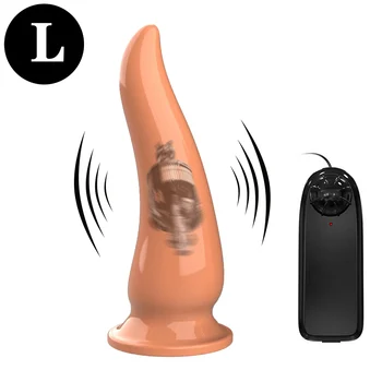 Vibratör Vajinal G Noktası Mastürbasyon Büyük Anal Plug Vantuz Yapay Penis Erkek prostat masaj aleti Butt Plug Vibradors Sexo Seks Oyuncakları