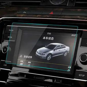 Volkswagen Virtus 2019 için 6.5 inç GPS Navigasyon Ekran Temperli Cam koruyucu film Oto İç Sticker Aksesuarları