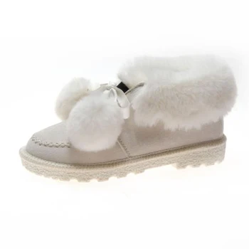 Yeni Kış sıcak ayakkabı Kadınlar İçin kauçuk Taban Nefes zapatos de mujer Yüksek Kaliteli Çift Yün Astar Ayakkabı Boyutu 36-40