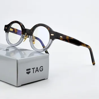 yeni Marka yuvarlak gözlük çerçeve kadın gözlük erkekler miyopi çerçeve gözlük optik şeffaf gözlük çerçeveleri erkekler için gözlük