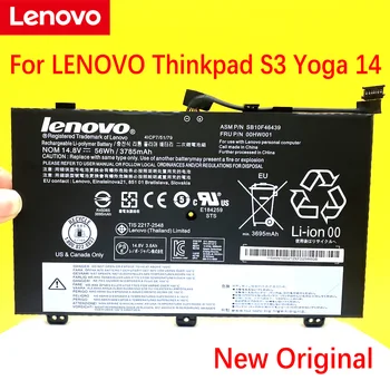 YENİ Orijinal Laptop lenovo için batarya Thinkpad S3 Yoga 14 SB10F46438 00HW001 SB10F46439 00HW000