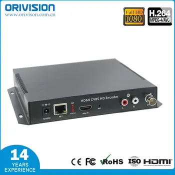 ZY-EHC001 H. 264 HDMI ve CVBS Video Kodlayıcı Desteği ONVIF ve NVR / 1080 P Facebook YouTube Ustream Wowza